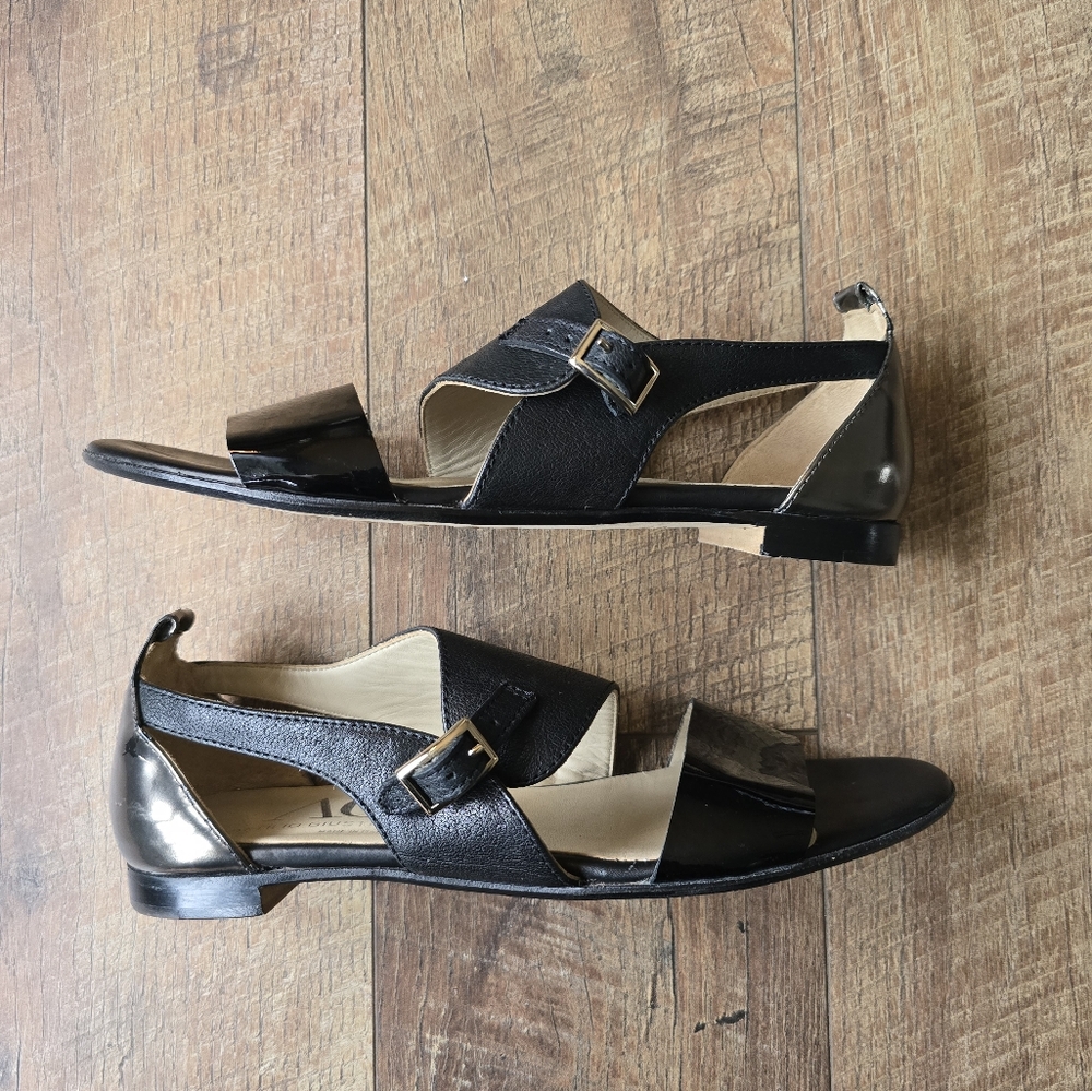 AGL Attilio Giusti Leombruni Black Sandals Size 38.5 (8) - Picture 2 of 6